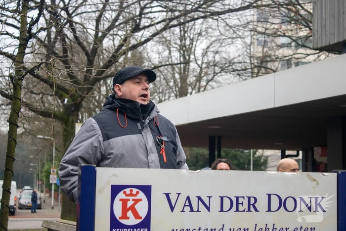 Demonstratie tegen komst coffeeshop