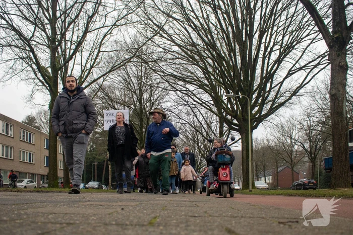 Demonstratie tegen komst coffeeshop