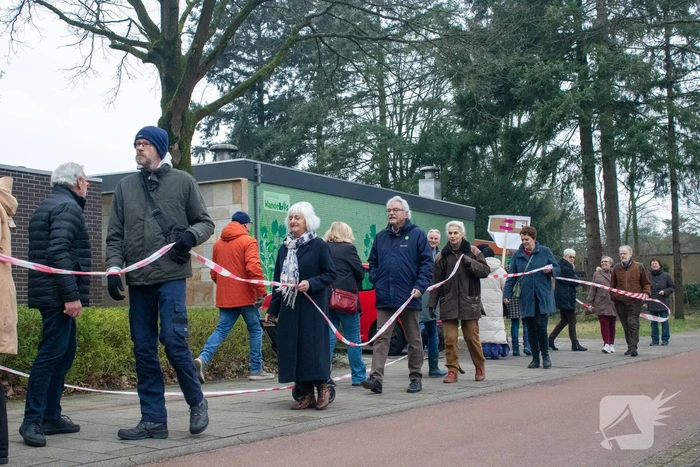 Demonstratie tegen komst coffeeshop