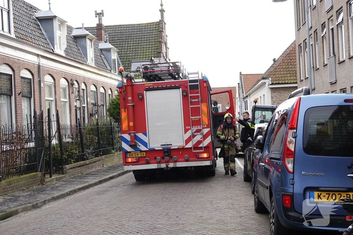 Brandweer ingezet voor schoorsteenbrand