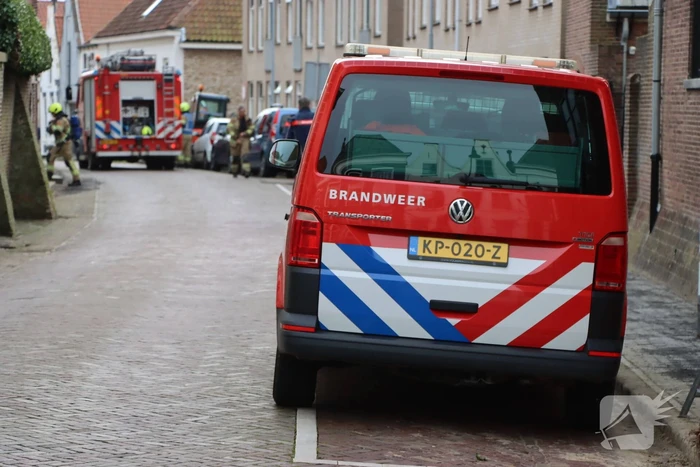 Brandweer ingezet voor schoorsteenbrand