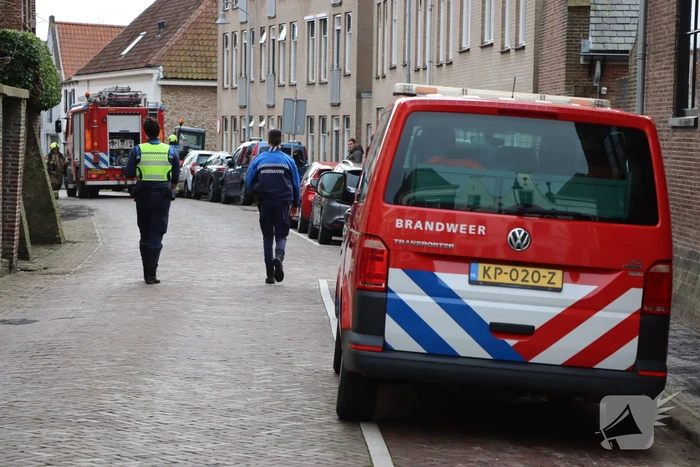 Brandweer ingezet voor schoorsteenbrand