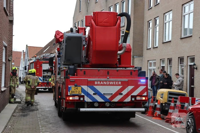 Brandweer ingezet voor schoorsteenbrand