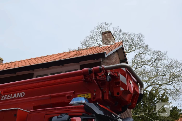 Brandweer ingezet voor schoorsteenbrand