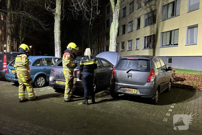 Onderzoek naar brand in auto