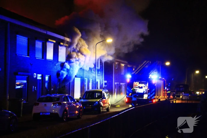 Woningen ontruimd door uitslaande brand