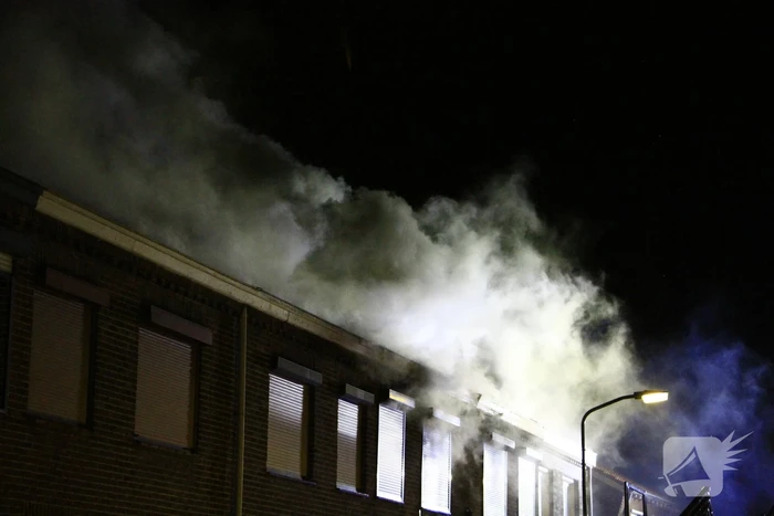 Woningen ontruimd door uitslaande brand