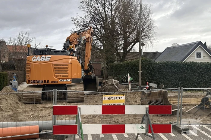 Woningen zonder water door gesprongen leiding tijden werkzaamheden