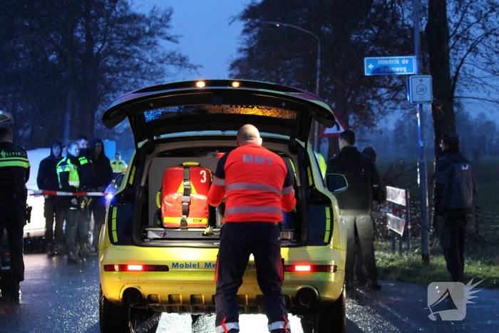 Fietser ernstig gewond bij ongeval met bestelbus
