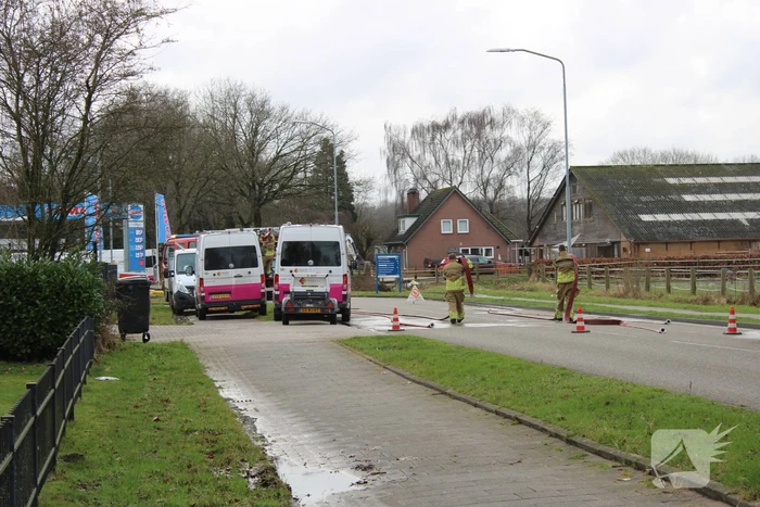 Brandweer ingezet voor gaslekkage