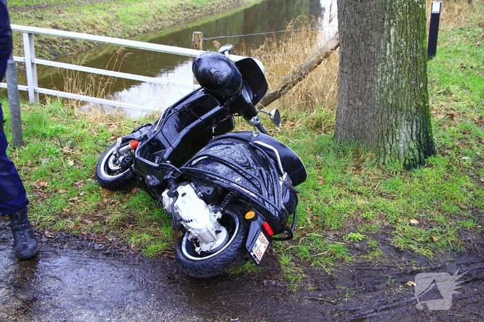 Flinke schade bij ongeval met scooter