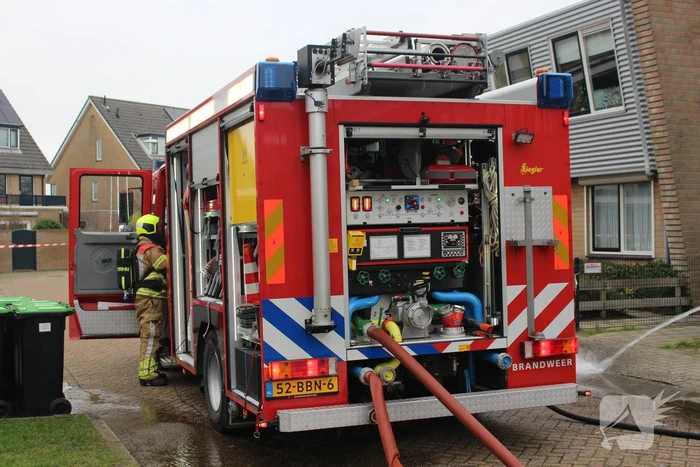 Woningbrand door kortsluiting in batterij