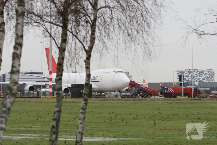 Groot alarm vanwege vliegtuig in de problemen