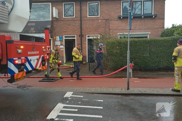 Gewonde bij brand in woning