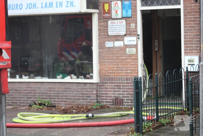Gewonde bij brand in woning
