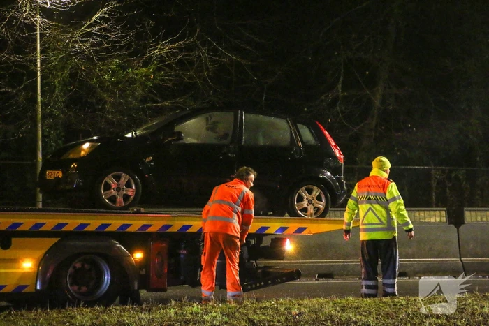 Flinke vertraging na kettingbotsing met meerdere voertuigen