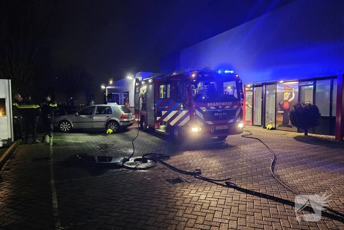 Veel rook bij brand in bedrijfspand