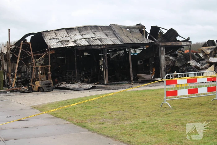 Schade goed zichtbaar na verwoestende brand