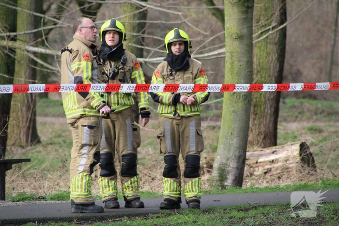 Gouwe bos afgesloten vanwege stormschades