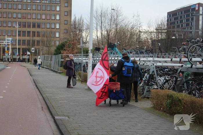Schoonmaakactie door extinction rebellion