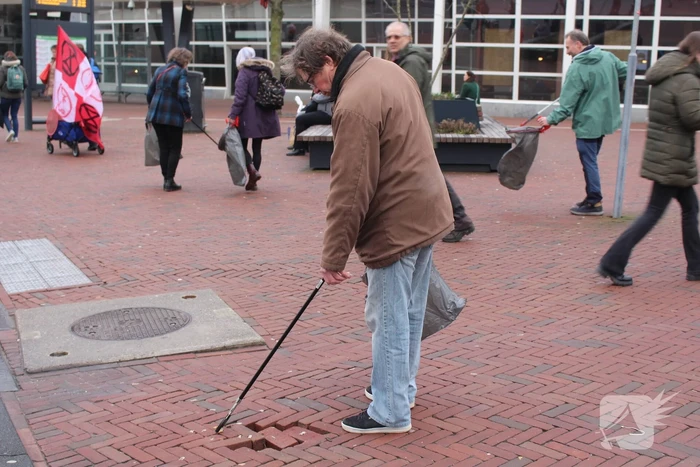 Schoonmaakactie door extinction rebellion