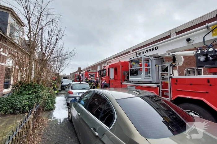 Brand in slaapkamer snel onder controle