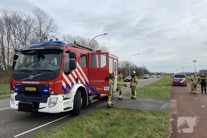 Onderzoek naar mogelijke gaslekkage in verdeelstation