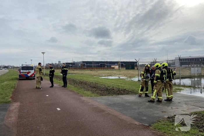 Onderzoek naar mogelijke gaslekkage in verdeelstation