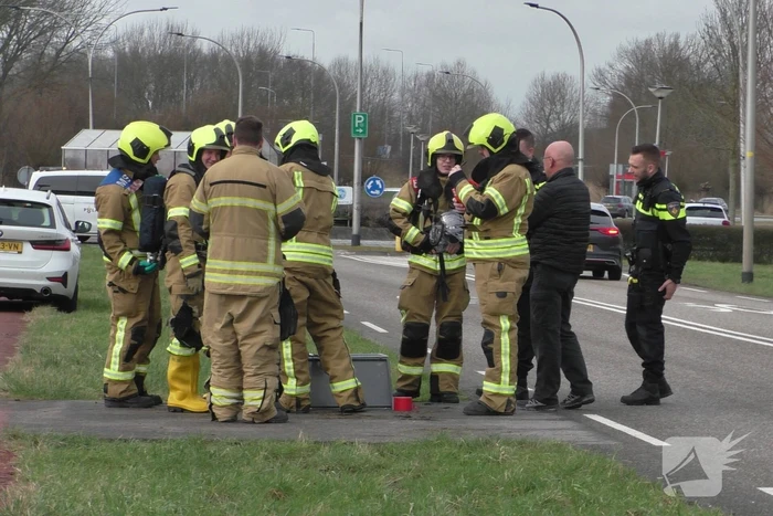 Onderzoek naar mogelijke gaslekkage in verdeelstation