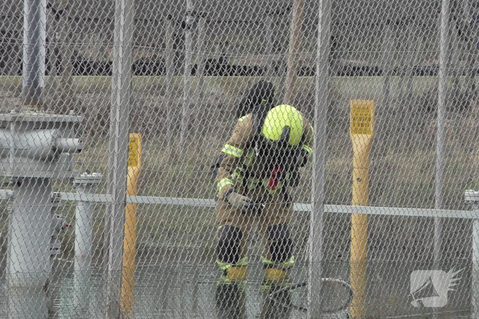 Onderzoek naar mogelijke gaslekkage in verdeelstation