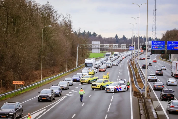 Snelweg afgesloten vanwege ernstig incident