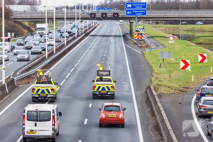 Snelweg afgesloten vanwege ernstig incident