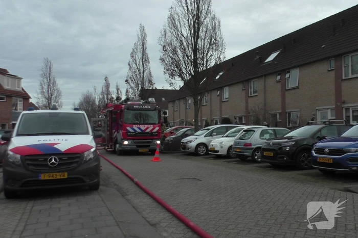 Felle brand in keuken van woning