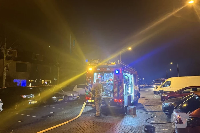 Brand in woning snel geblust
