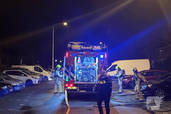 Brand in woning snel geblust