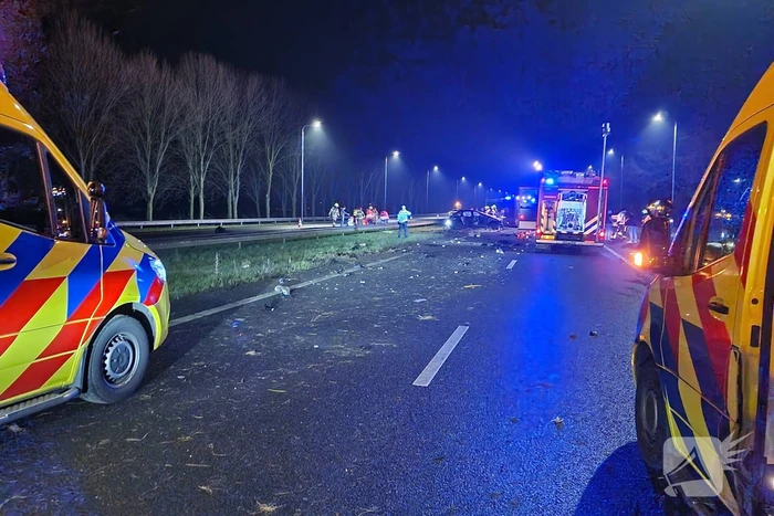 Twee doden bij ernstig ongeval op snelweg