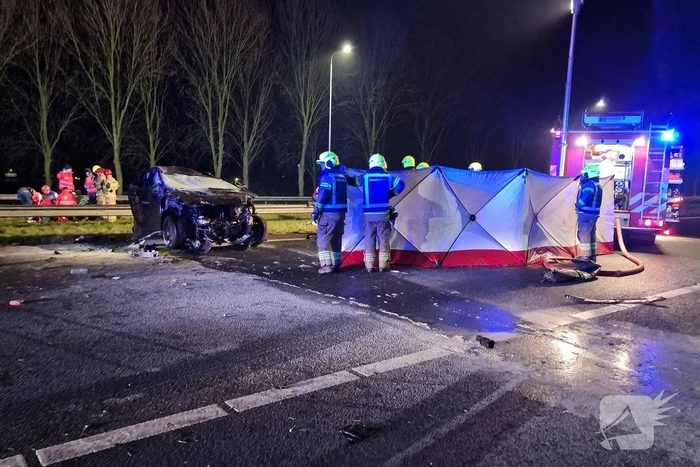 Twee doden bij ernstig ongeval op snelweg