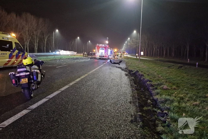 Twee doden bij ernstig ongeval op snelweg