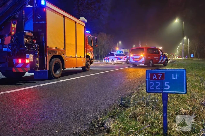 Twee doden bij ernstig ongeval op snelweg