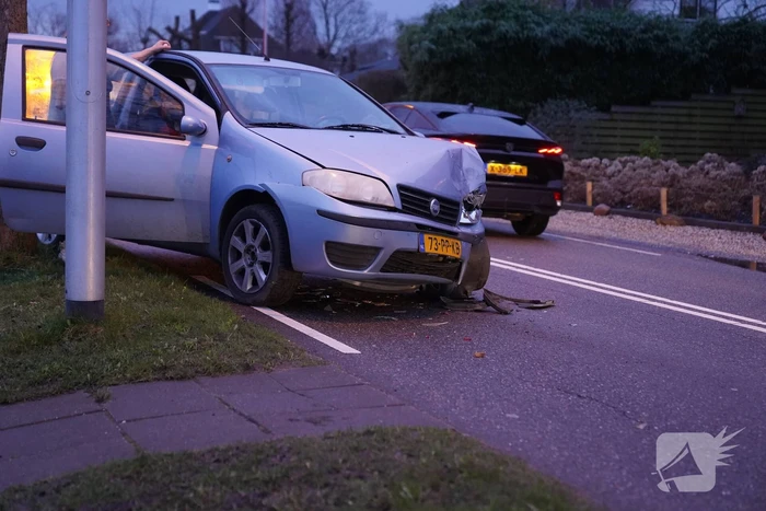 Veel schade bij botsing