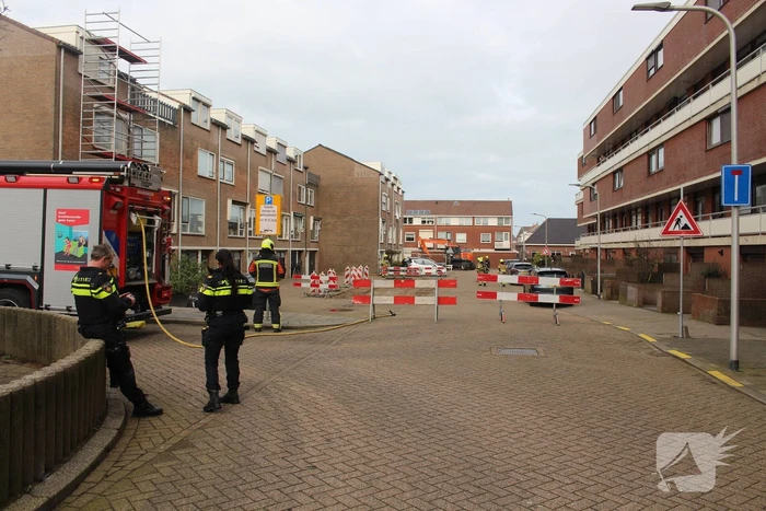 Gasleiding geraakt tijdens graafwerkzaamheden
