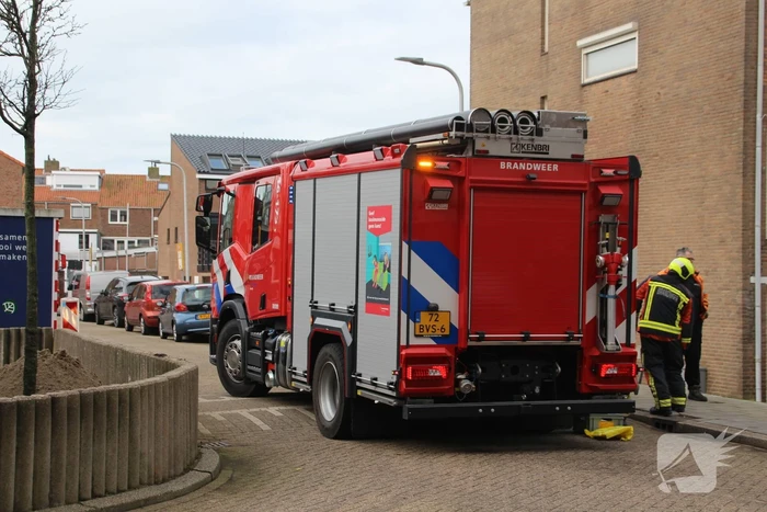 Gasleiding geraakt tijdens graafwerkzaamheden