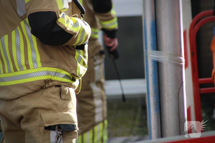 Gasleiding geraakt tijdens werkzaamheden