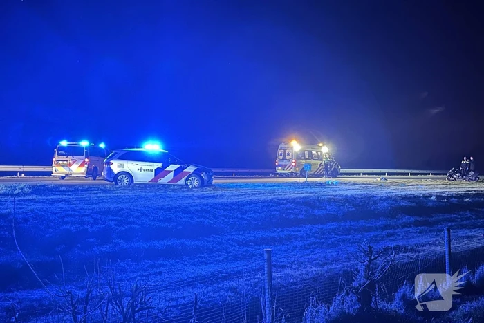 Motorrijder gewond bij ongeval