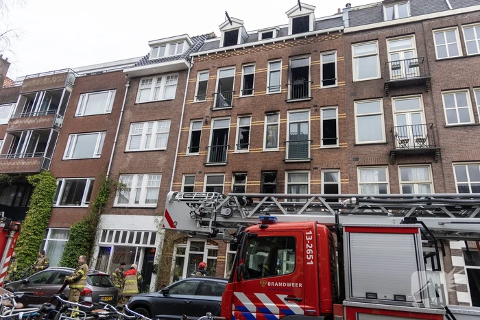 Enorme schade bij brand in woning