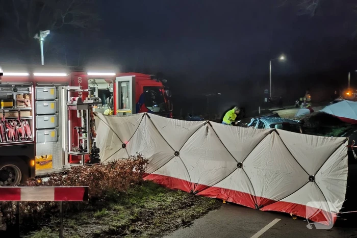 Drie doden bij frontale aanrijding tussen auto's