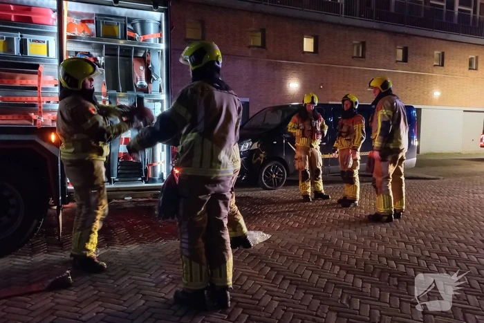 Brand op achtste verdieping van flat