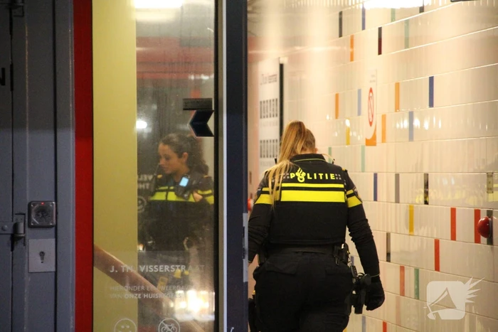Brand op achtste verdieping van flat