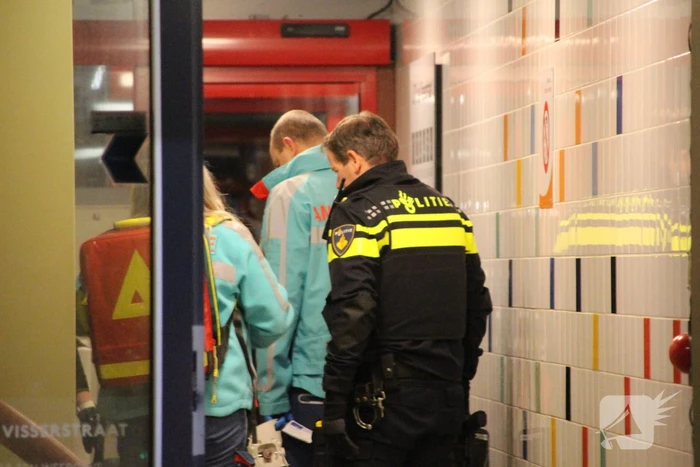 Brand op achtste verdieping van flat