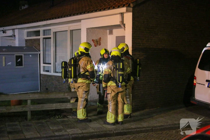 Brandweer controleert woning op gaslucht